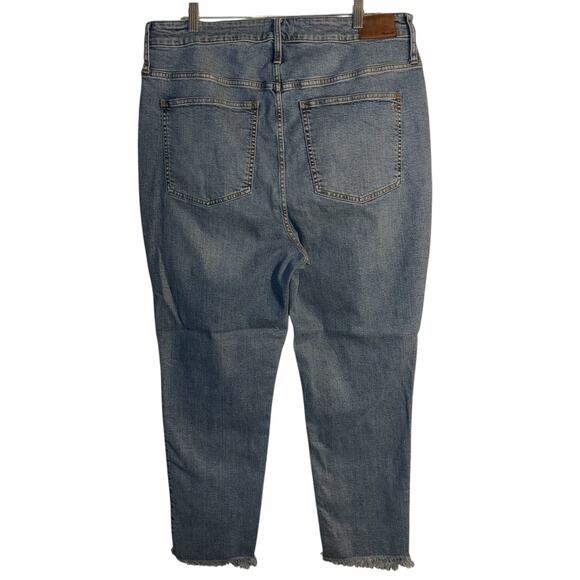 Madewell “The Perfect Vintage Jean” High Rise Tapered Raw-Hem Wash Size 34 - Picture 3 of 8